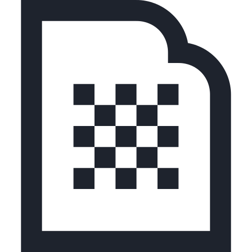icon with file and squares